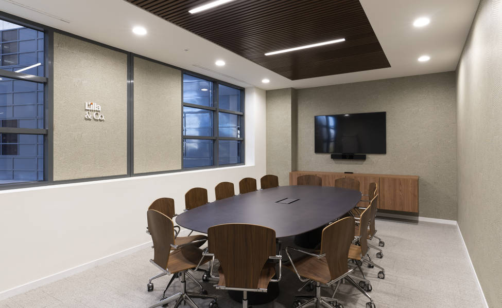 Sala diagonal Lilla Coworking Barcelona