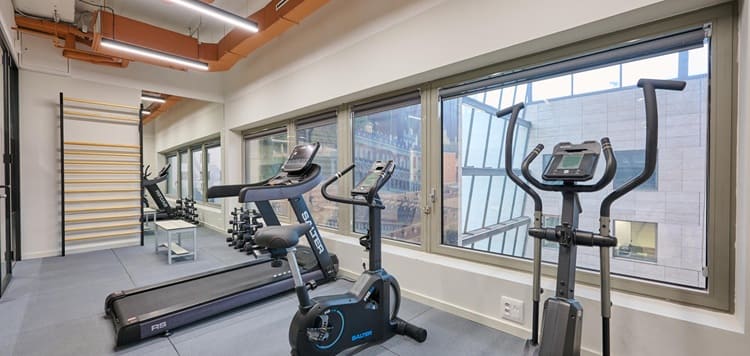 GImnasio en coworking Lilla Diagonal Barcelona